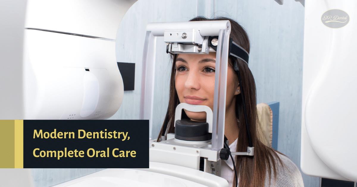 Patient undergoing dental X-ray diagnostic screening at ER Dental in Tauranga.
