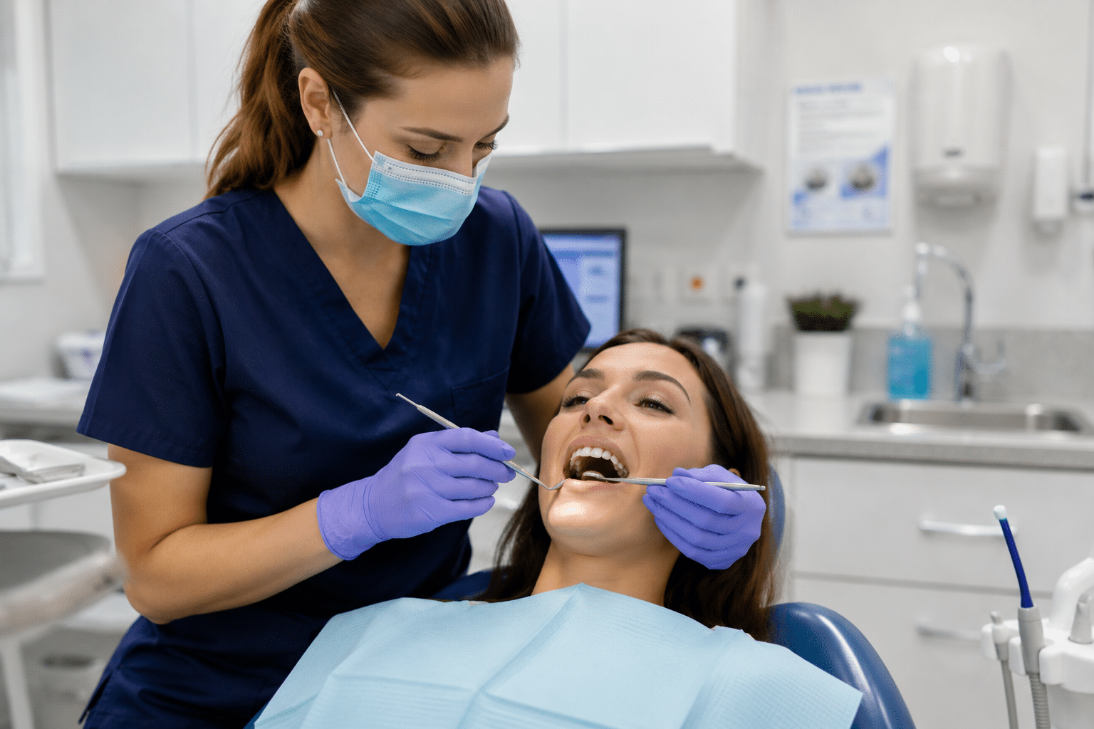 3 Dental checkup in a modern clinic