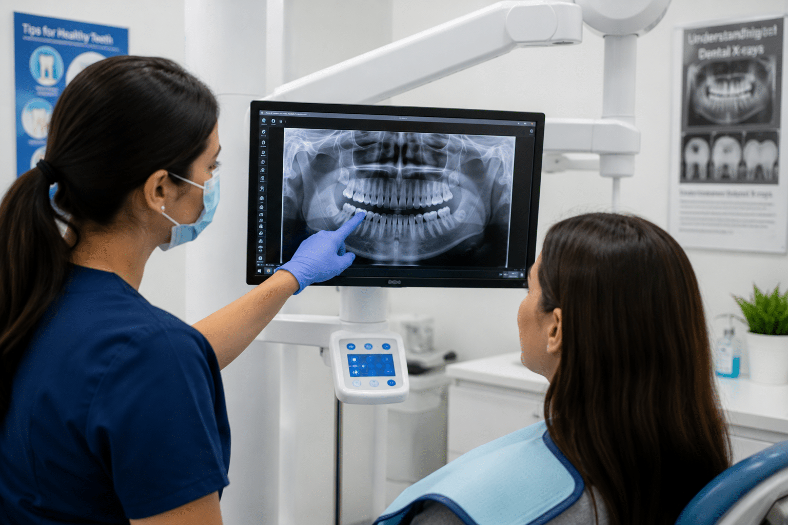 4 Dental consultation with X-ray examination