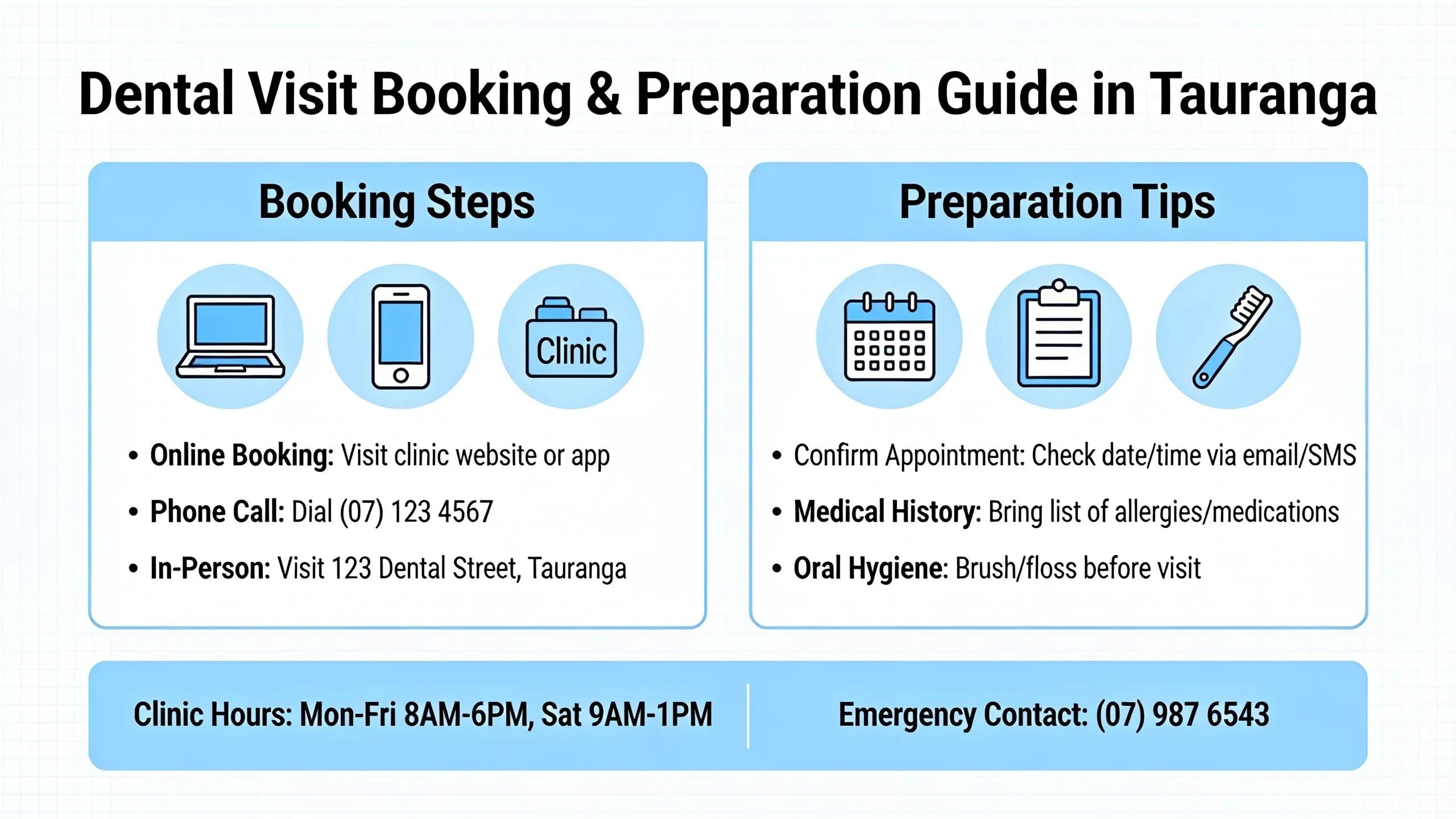 How Can Patients Book and Prepare for Their Dental Visits in Tauranga
