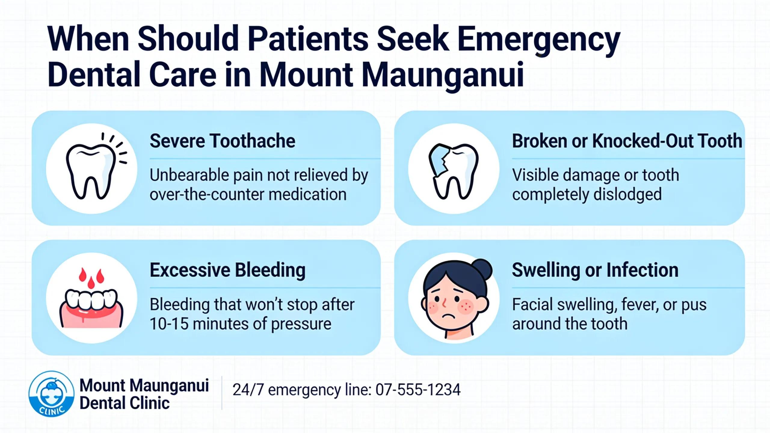 When Should Patients Seek Emergency Dental Care in Mount Maunganui
