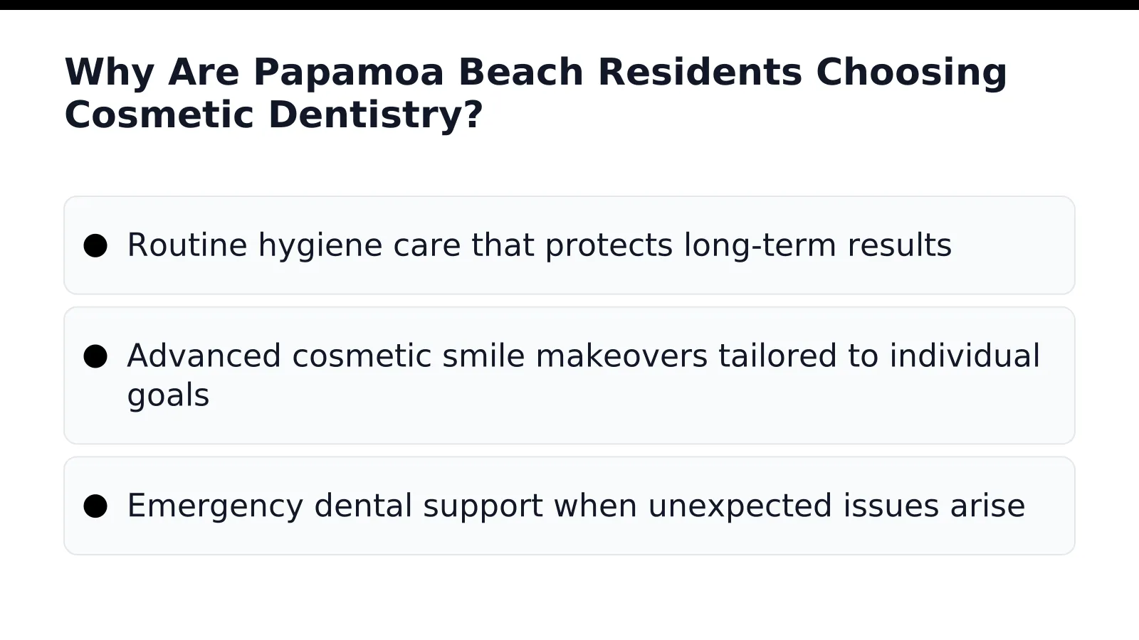 Why Are Papamoa Beach Residents Choosing Cosmetic Dentistry